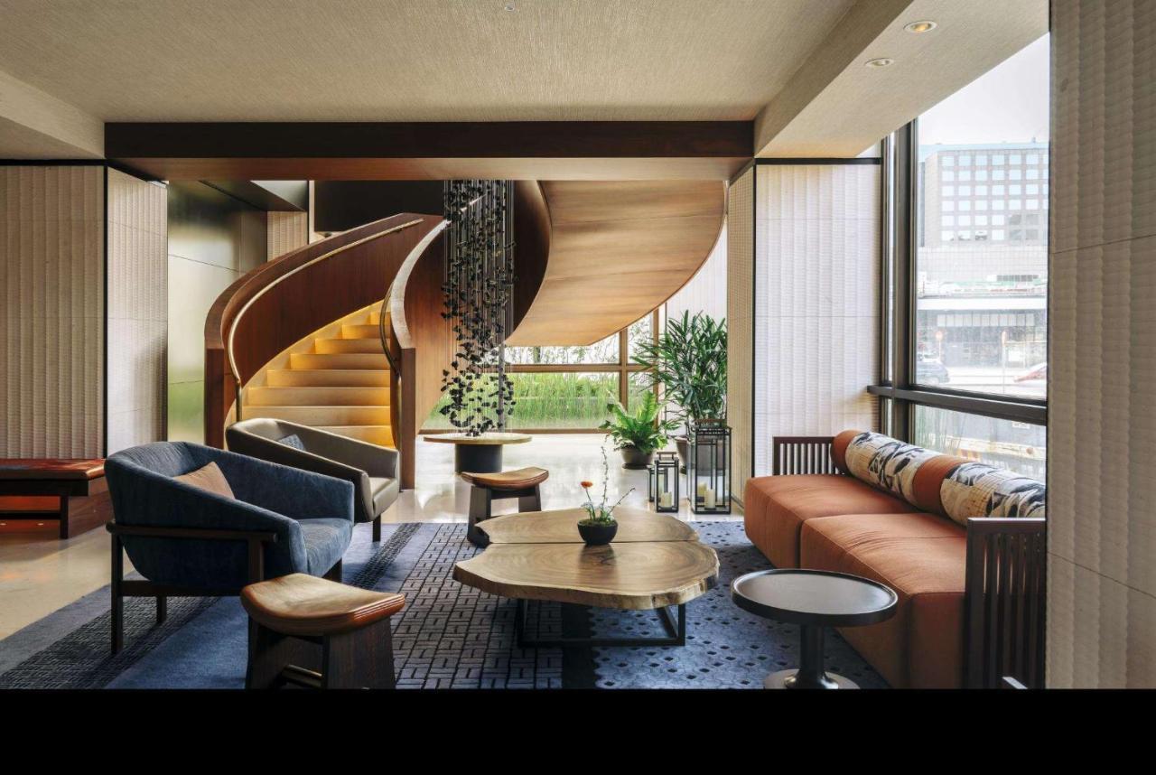 Nobu Hotel Barcelona Exteriér fotografie The hotel's lobby