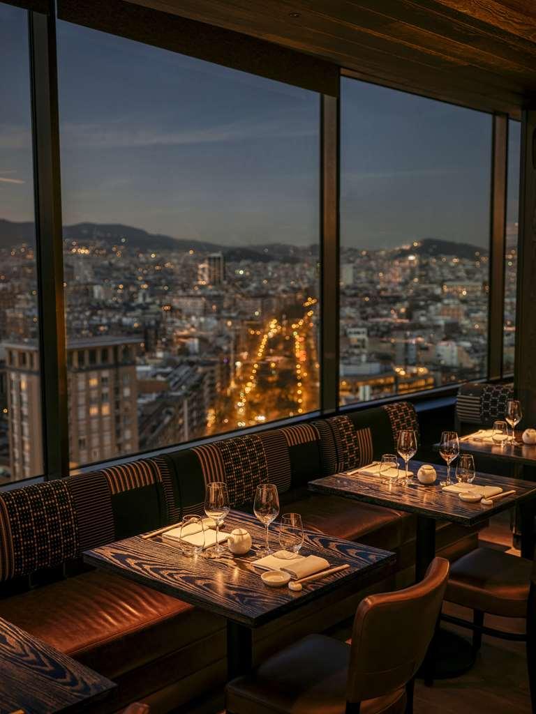 Nobu Hotel Barcelona Restaurace fotografie View from the restaurant