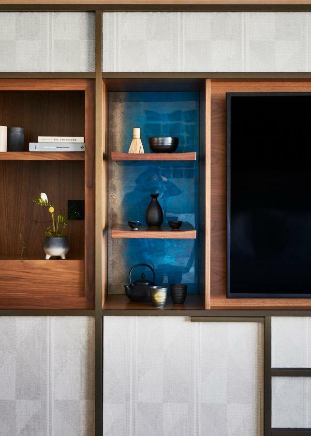 Nobu Hotel Barcelona Exteriér fotografie A tea set in a hotel room